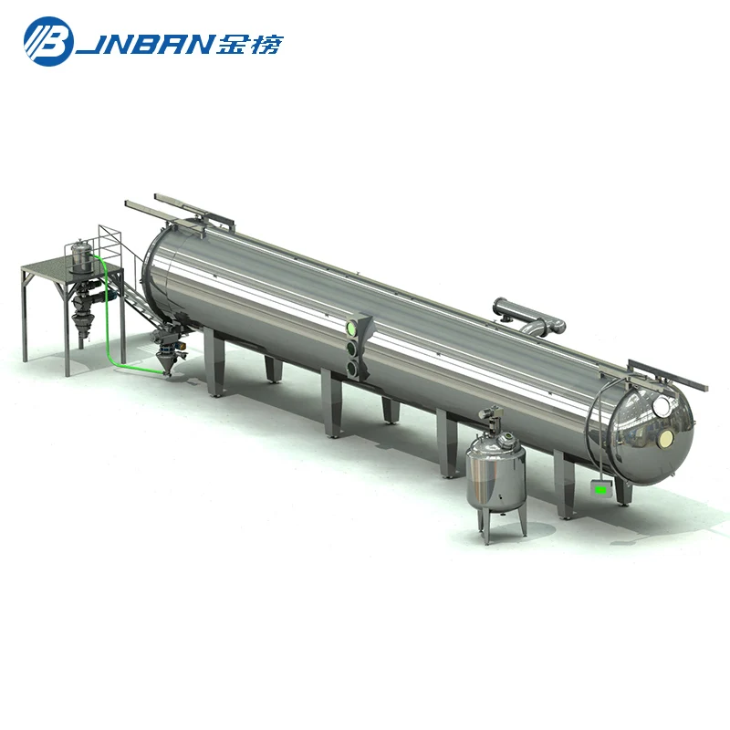 Jnban model high quality stainless steel 304/316L vacuum belt yeast production equipment