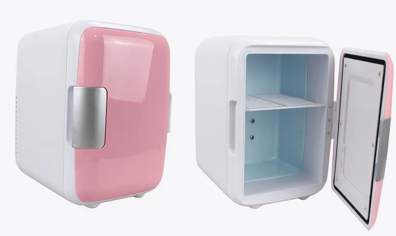 Mini Fridge For Cosmetics  Portable Cooler and Warmer Refrigerator Cosmetic Fridge 4L