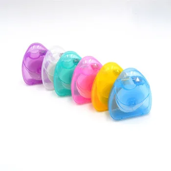 triangle shaped box colored dental floss, travel dental floss wholesale