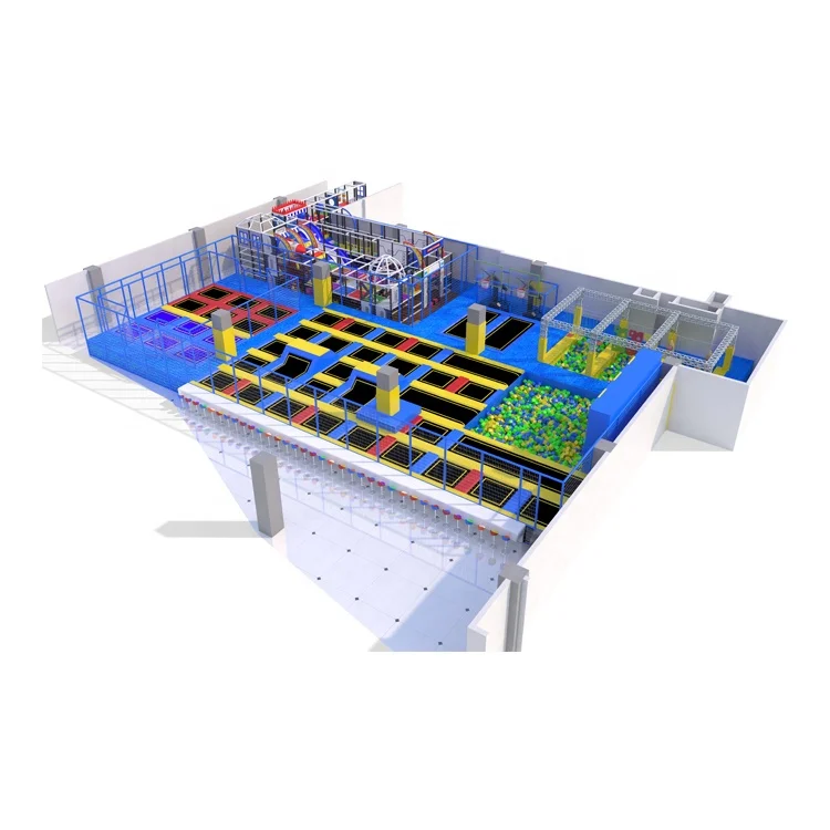Used trampolines for sale professional gymnastic large indoor trampoline park supplier