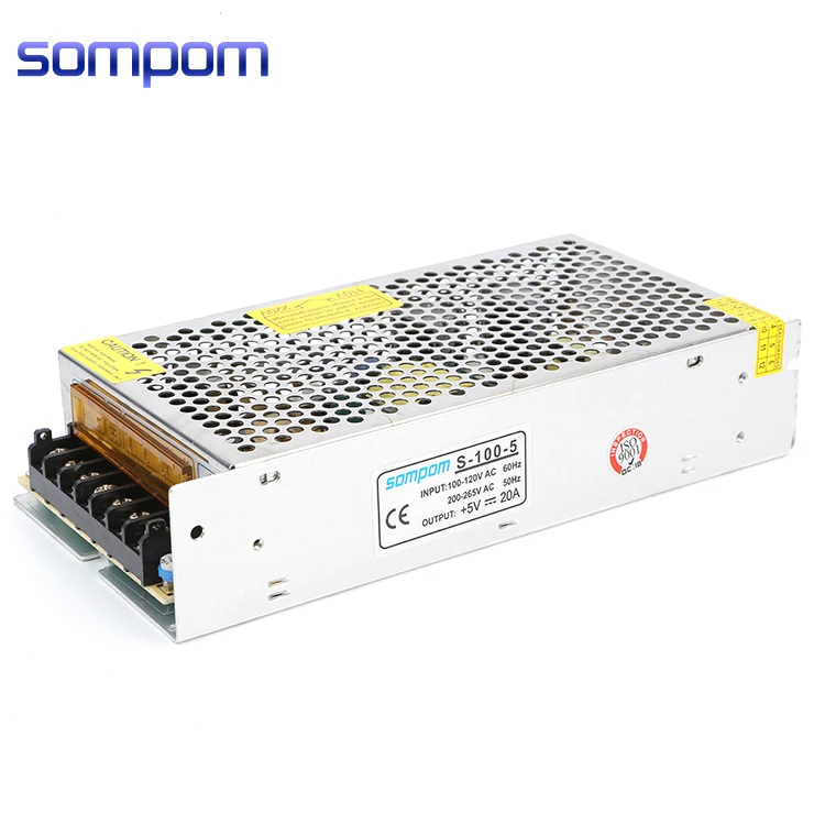 5vdc преобразователь s-50-5 промышленных 5 в 10a ac/dc Трансформатор smps 50 Вт светодио дный LED Импульсные блоки питания