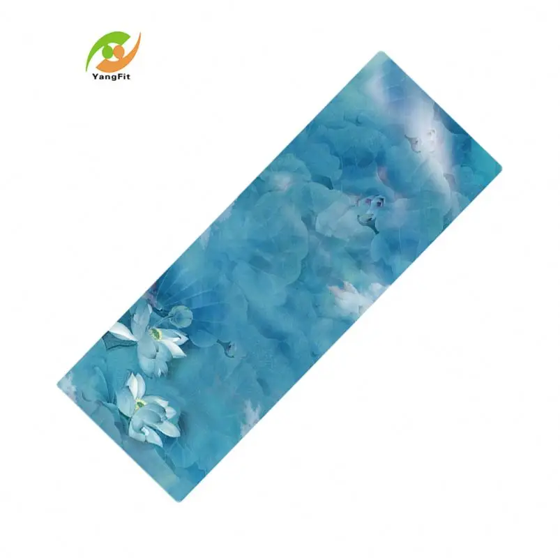 Custom Hot Promotional Products Yogamat Printed Print Eco Yoga Mats