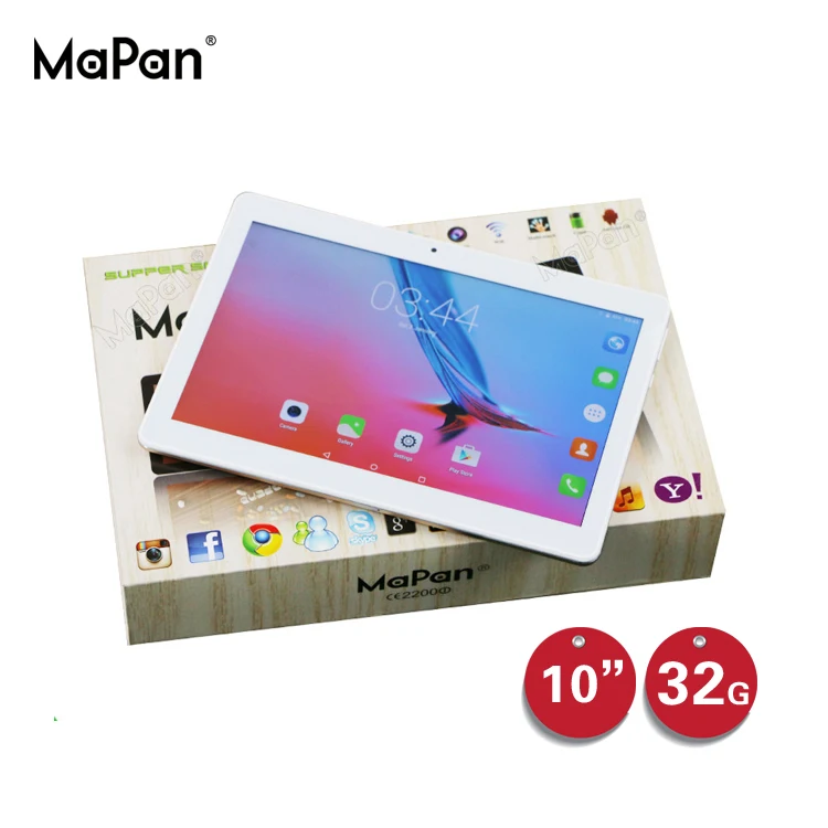 Дюймов 10 дюймов Android 6,0 Восьмиядерный 4G планшетный ПК с GPS, ГБ FM 2 ГБ + 32 ГБ хранения