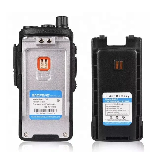 Long distance dmr amateur radio  china  digital ham  radio dual band walkie talkie Baofeng DM1702
