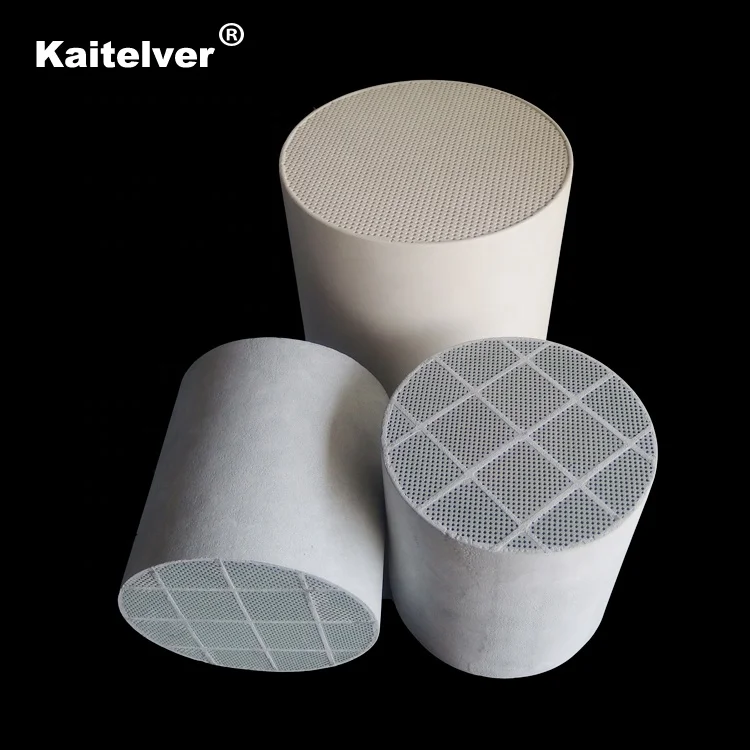 Cordierite honeycomb ceramic substrate Sic/cordierite based diesel engine smoke particulate filter DPF
