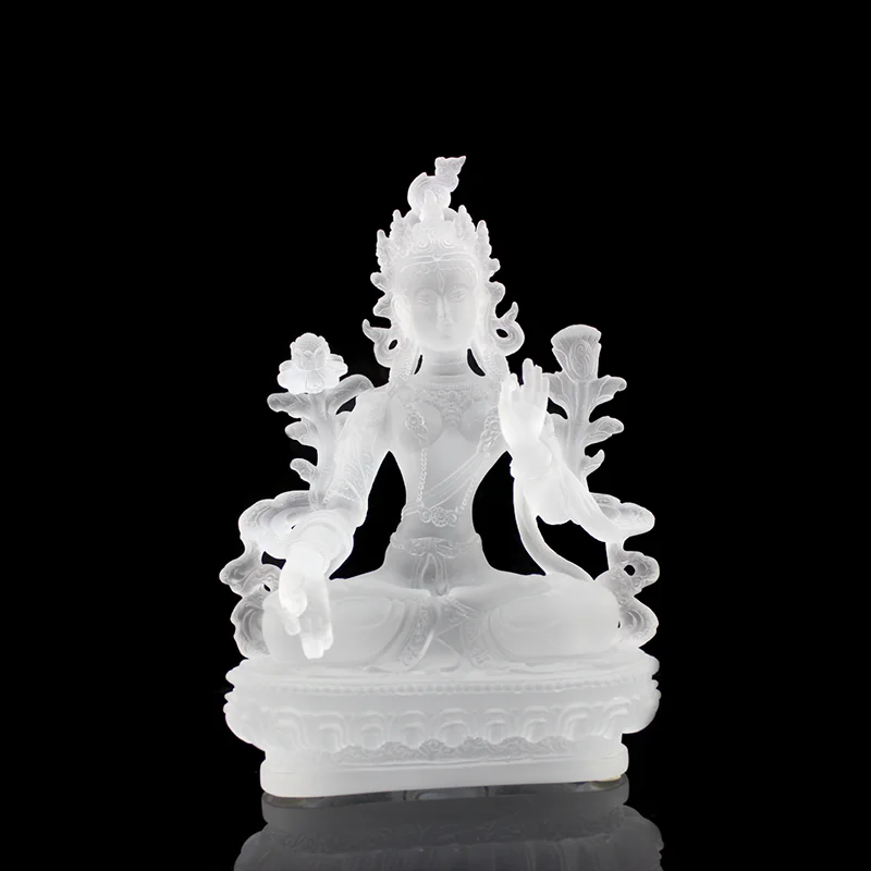 Buddha statue quartz crystal statue sitting