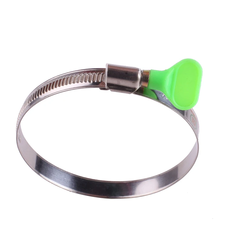 German type c clamp steel butterfly screw cable clamps steel with turn key hose clamp wing nut