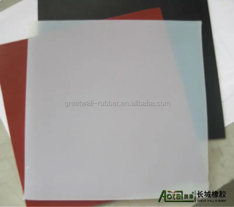 0.1mm 0.2mm 0.3mm 0.4mm Thin Soft Silicone Rubber Sheet for sale