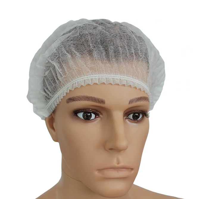 Медицинская шапочка, одноразовая шапочка для волос, шапочка для медсестры, Нетканая эластичная дешевая хирургическая шапочка