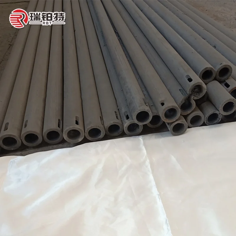 Высокостойкие карбида кремния керамические трубки carborundum ролики для роликовой печи