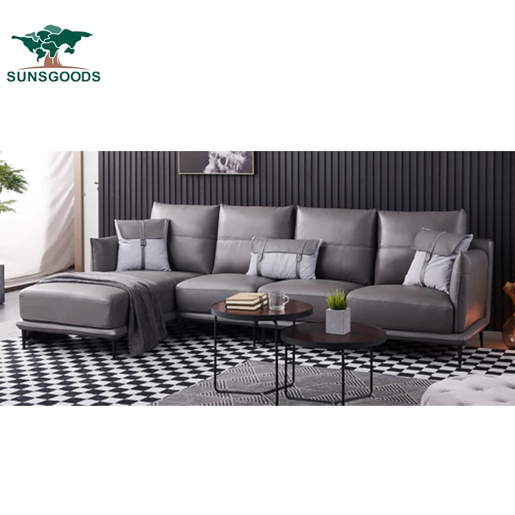 
2019 Latest design modern leather corner sofa set,large corner sofa,latest corner sofa design 