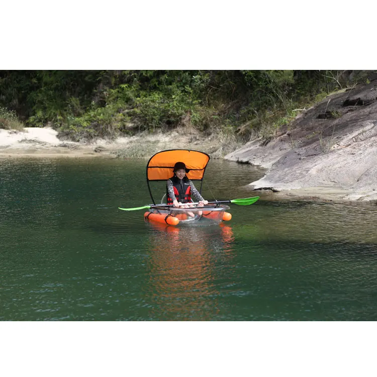 New Launched Clear Kayak New Design Crystal see through Transparent canoe