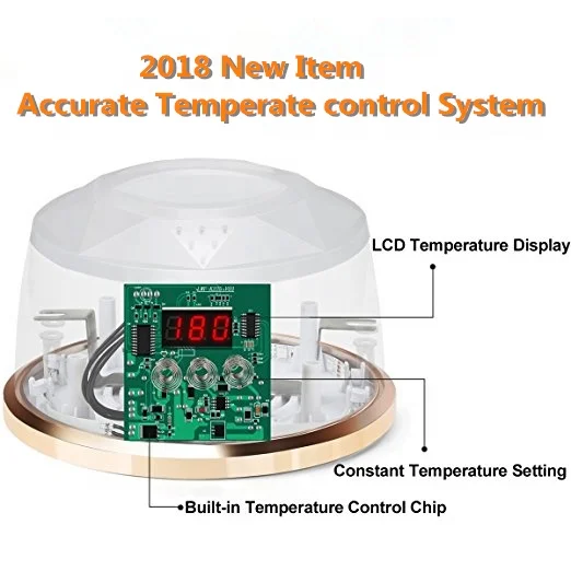 RISESUN Beautiful Appearance Removable Inner Wax Pots 500ml Filter Wax Warmer Heater