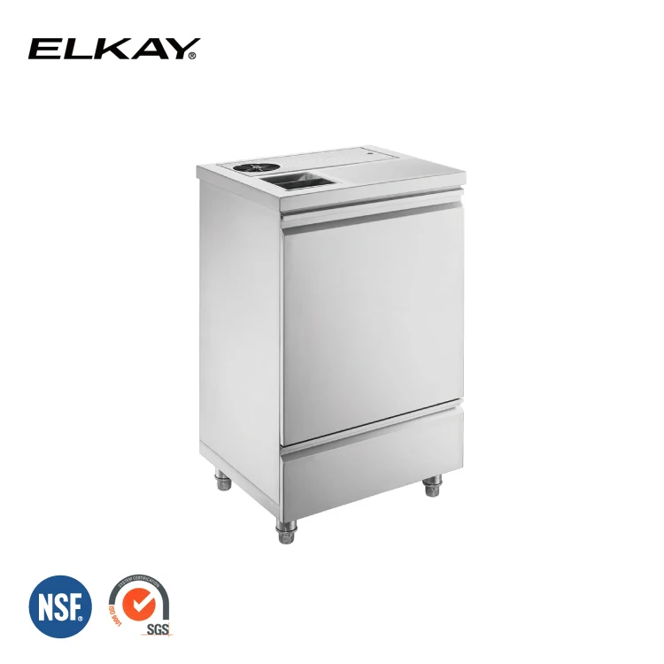 
NSF Stainless steel Commercial Hotel Restaurant Bar Use Cabinet with One Door and One Drawer 