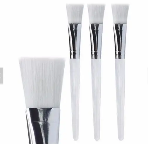 Дешевая кристаллическая Глянцевая ручка, Мягкая косметическая щетка для волос, сделай сам, пользовательская щетка для маски лица