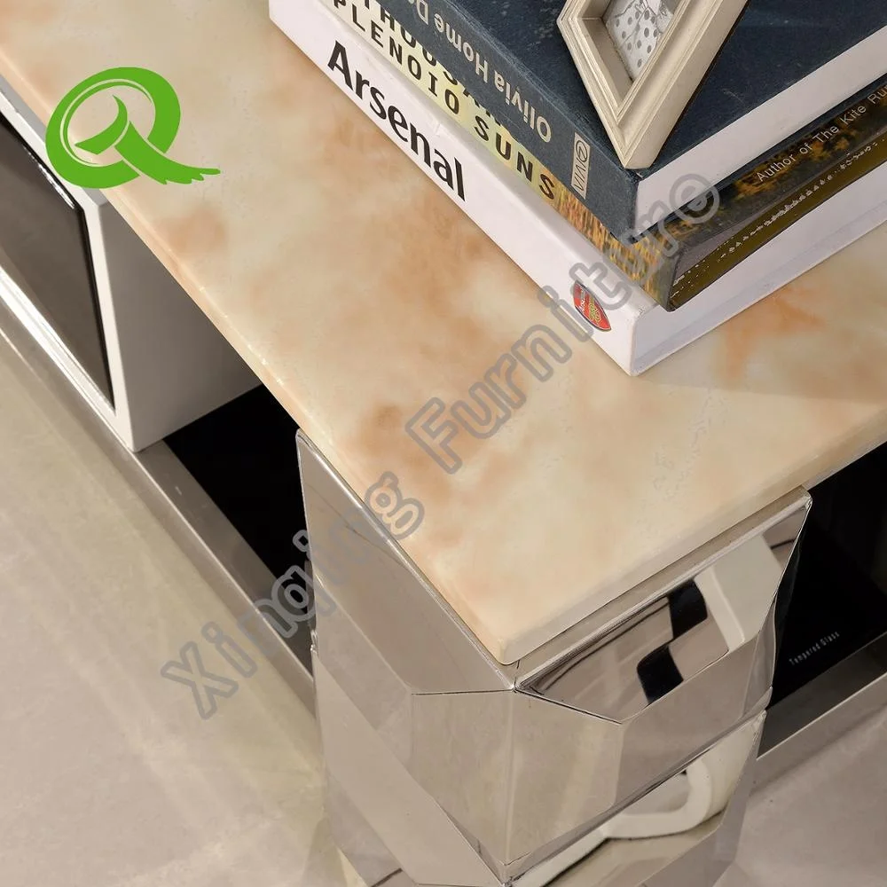 
Modern living room furniture marble design TV bench tv cabinet furniture 