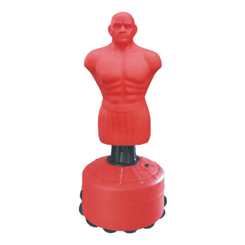 
Adjustable Rubber boxing punching man body Taekwondo Sand filled base punching bag 