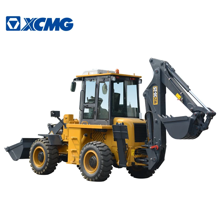  XCMG завод WZ30-25 погрузчик с обратной лопатой 2 5 тонный экскаватор-погрузчик шарнирно-сочленённой рамой