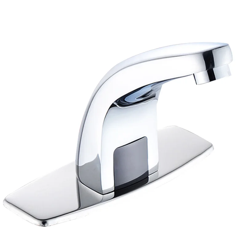 
Cheap Price Black Automatic Touchless Sensor Basin Faucets Motion Activated Kitchen Bathroom Hands Free Water Tap 