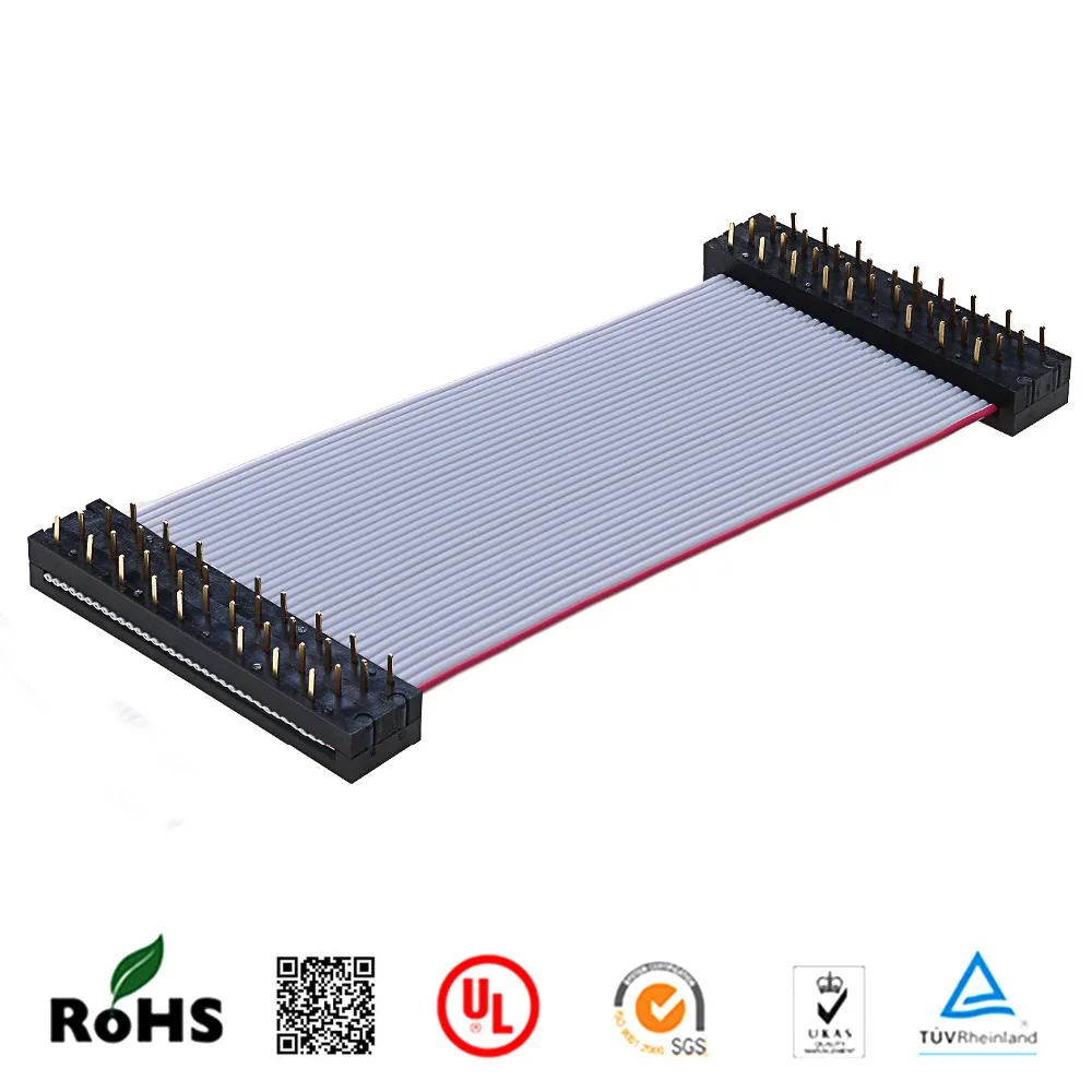 1,27 DIP разъем, 1,27 IDC разъем, 0,635 плоский кабель