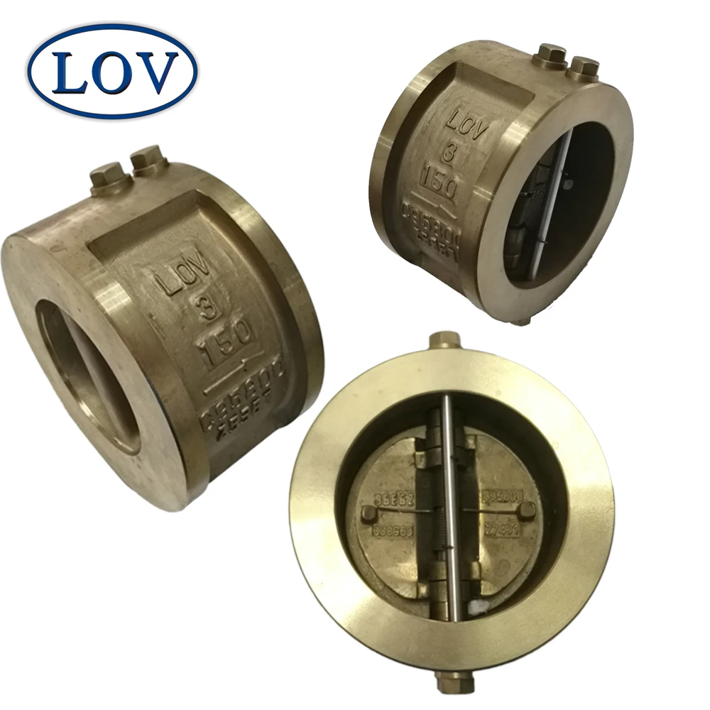 ANSI bronze dual plate check valve 4 inch flap check valve price