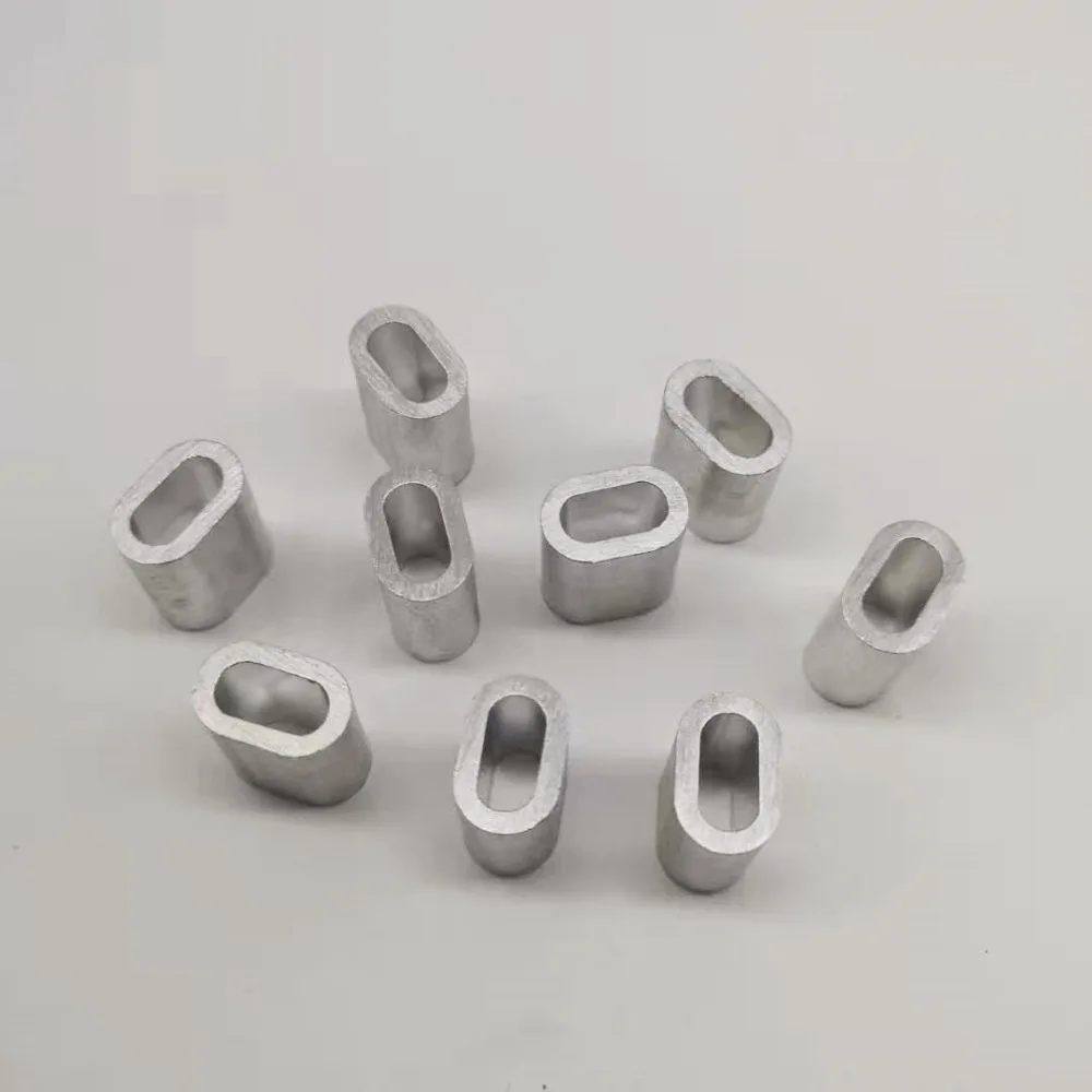 ferrules for cable 4.0mm Single Aluminum sleeves for Rigging Trace Leader Crimps,