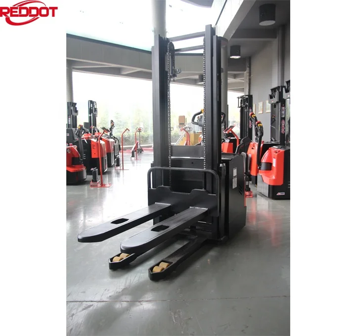 Reddot экономный вертикальный подлокотник, Электрический поддон-штабелер с начальным подъемом