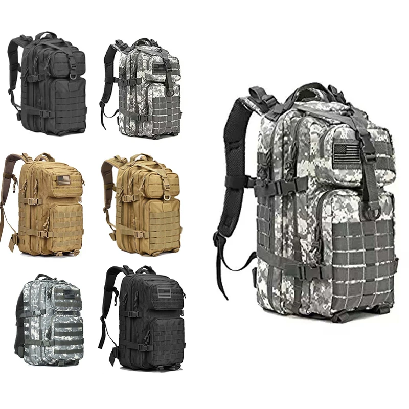 Бесплатный образец фабрики Военный Открытый рюкзак расширяемый открытый рюкзак военный тактический рюкзак