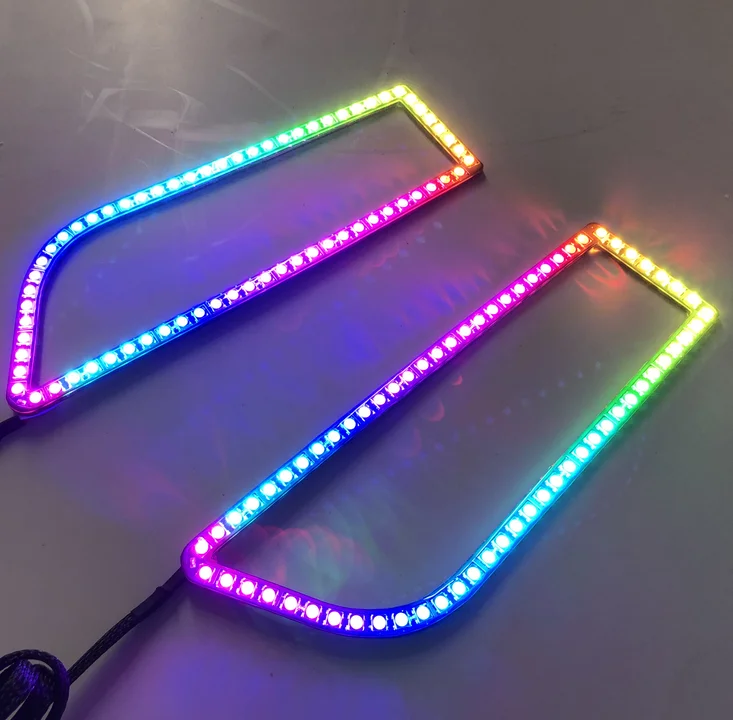 Chasing Rgb halo Ring Rzr Headlight Led Polaris Headlight