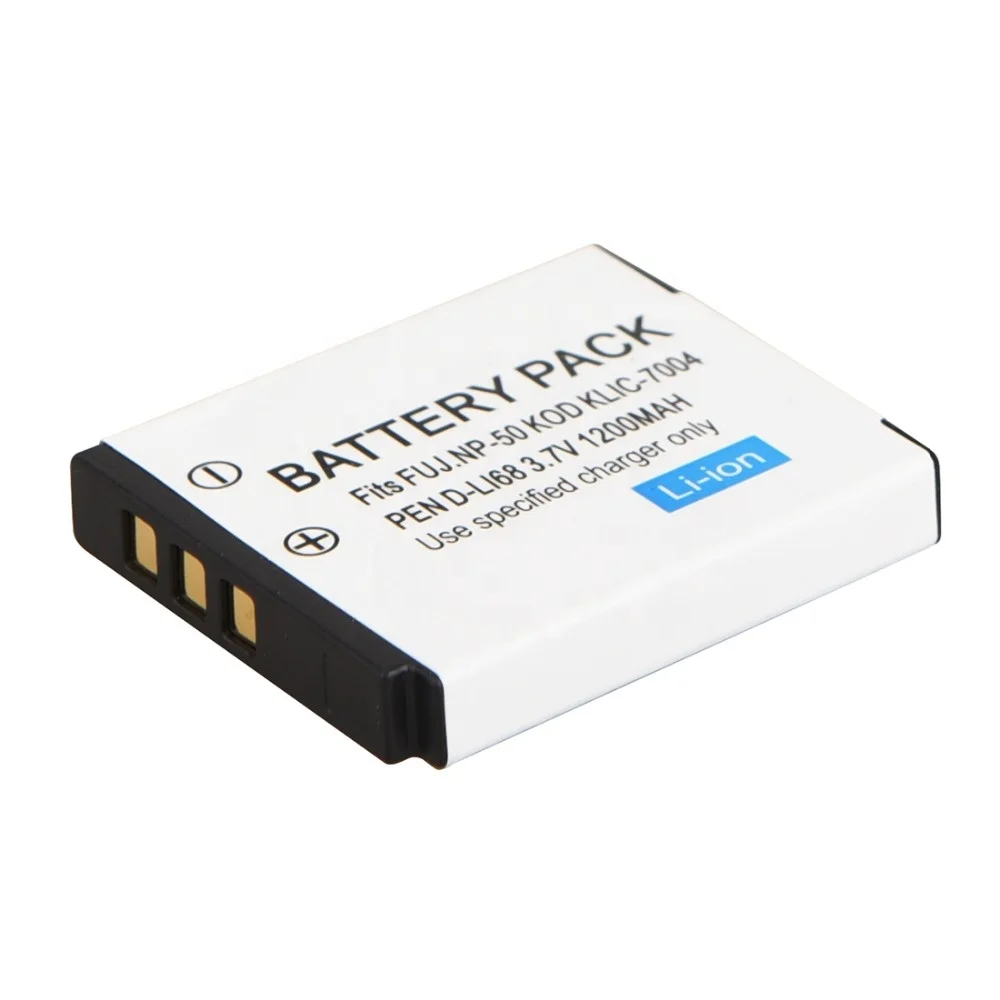 NP-50 NP 50 NP50 Klic-7004 D-Li68 Camera Battery for Fujifilm Fuji FinePix X10, X20, XF1, XP150, XP100, F50 fd, F80 EXR
