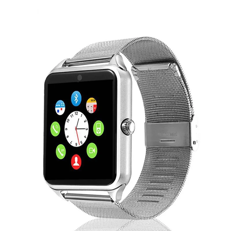 Amazon Top  Seller Cheap Z60 Smart Watch Men Phone Call 2G GSM SIM TF Card Camera Smartwatch for Android and for iphones