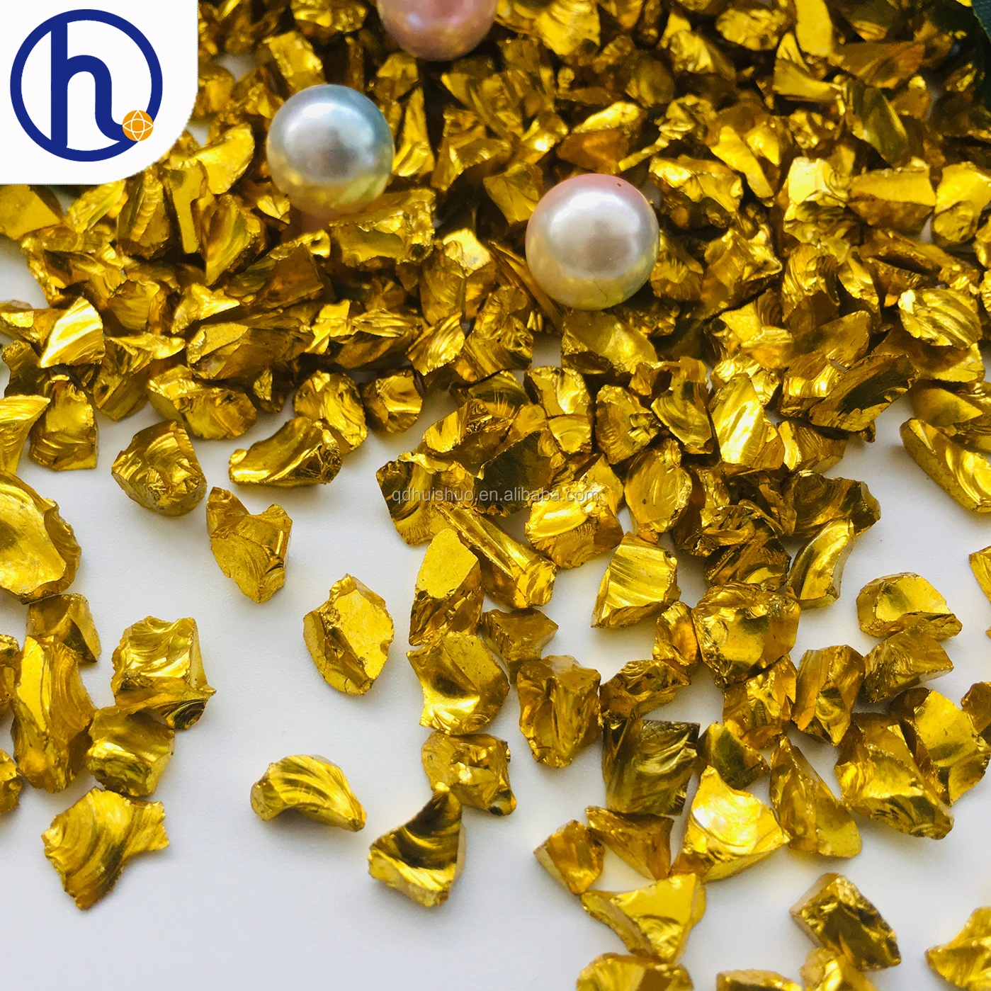 
wholesale Stained crushed glass granule 