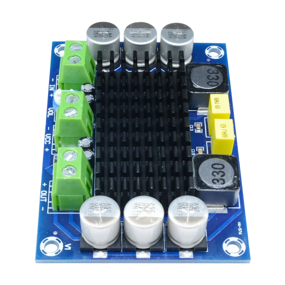 
TPA3116 TPA3116DA DC 12V-26V 100W Mono Channel Digital Audio Amplifier Board Stereo AMP Module High Power Supply Voltage 
