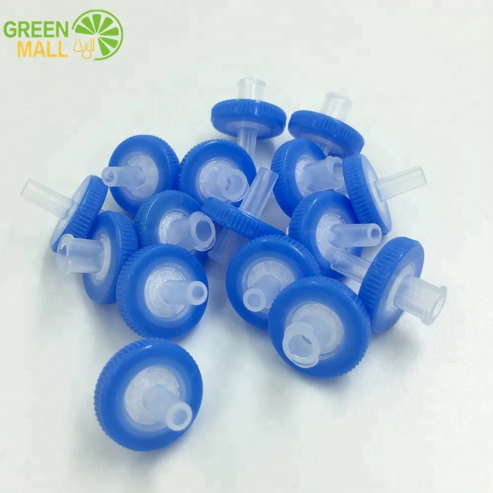 Lab use 13mm 0.45/0.22um MCE luer lock disposable nonsterile  syringe driven filters Laboratory filters Laboratory filters