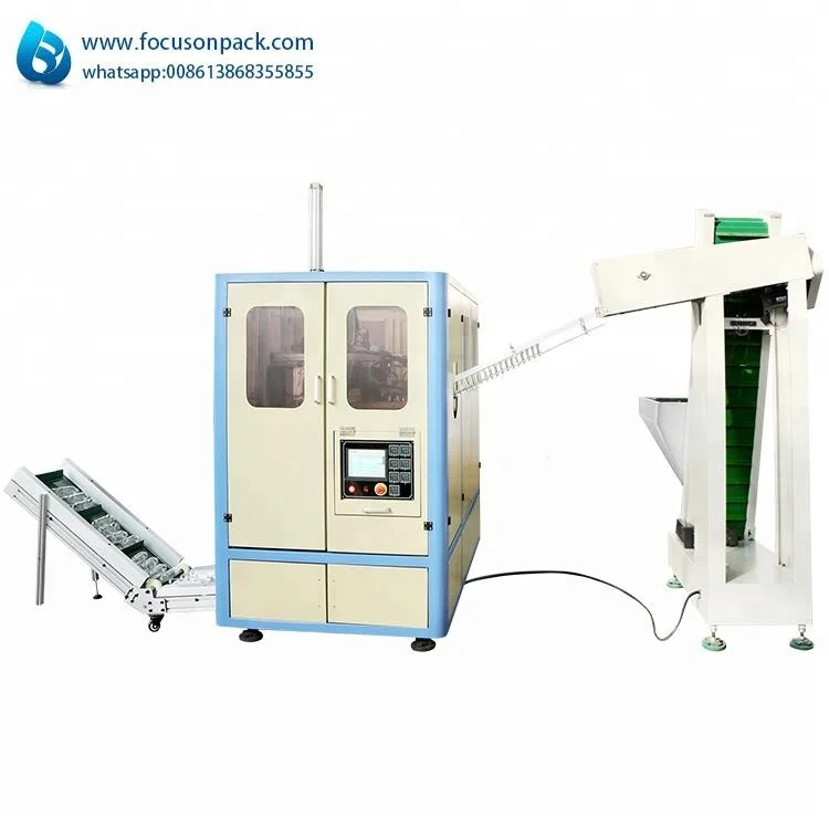 Fully automatic one step PET bottle blowing air compressor blow molding machine