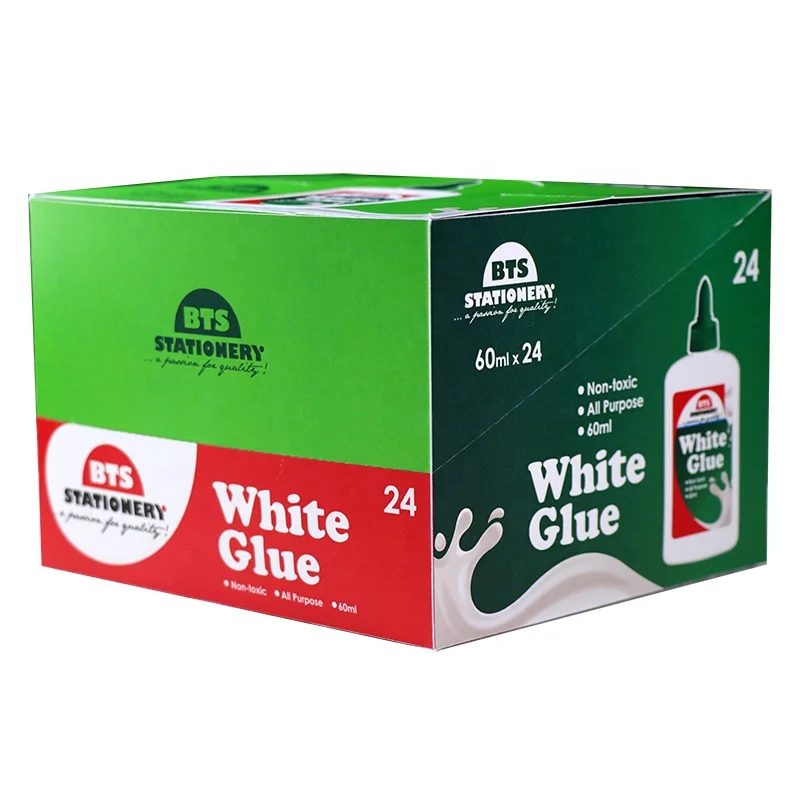 60 мл Коробка многоцелевой pva жидкий белый клей