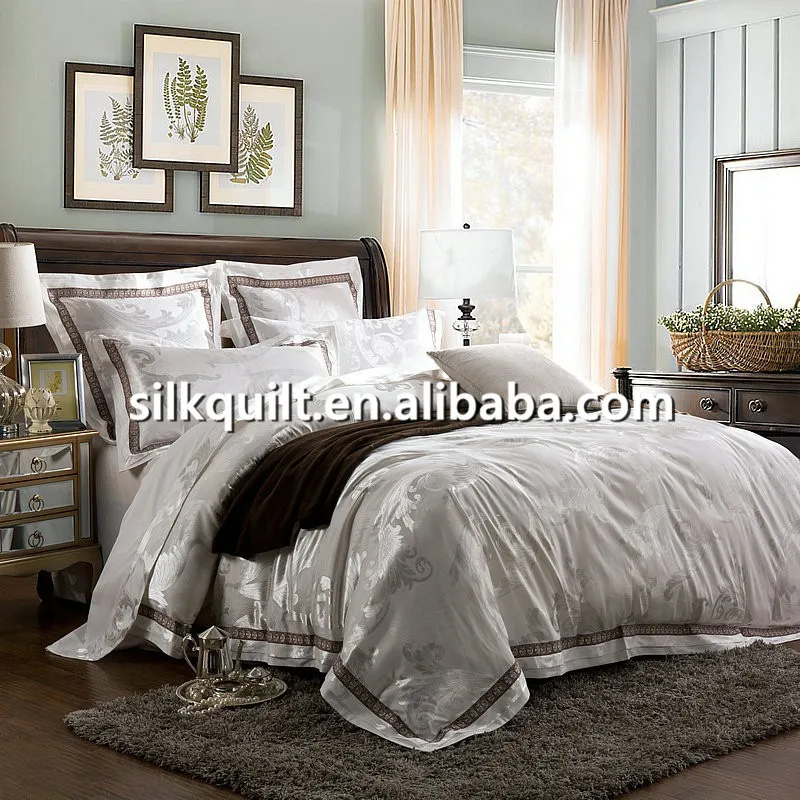 3D Wholesale  Luxury Elegant Jacquard bedding linen/sheet sets Oeko-tex100  Customized home/hotel textile wedding