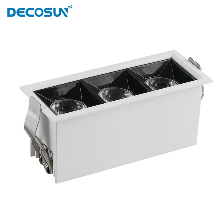 
Embedded aluminum batten lighting cut size l120 w43mm 630lm led cob linear light 9w 
