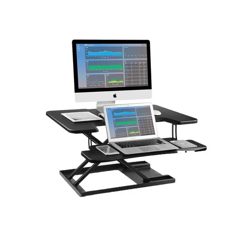 Регулируемая высота офисный стол из МДФ стальной Электрический постоянный стол конвертер