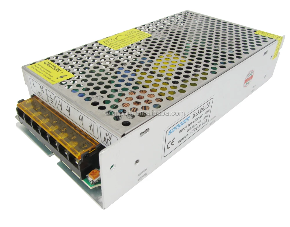 Открытой рамки indoor печатной платы Светодиодный драйвер 120 Вт 12 В 10A smps