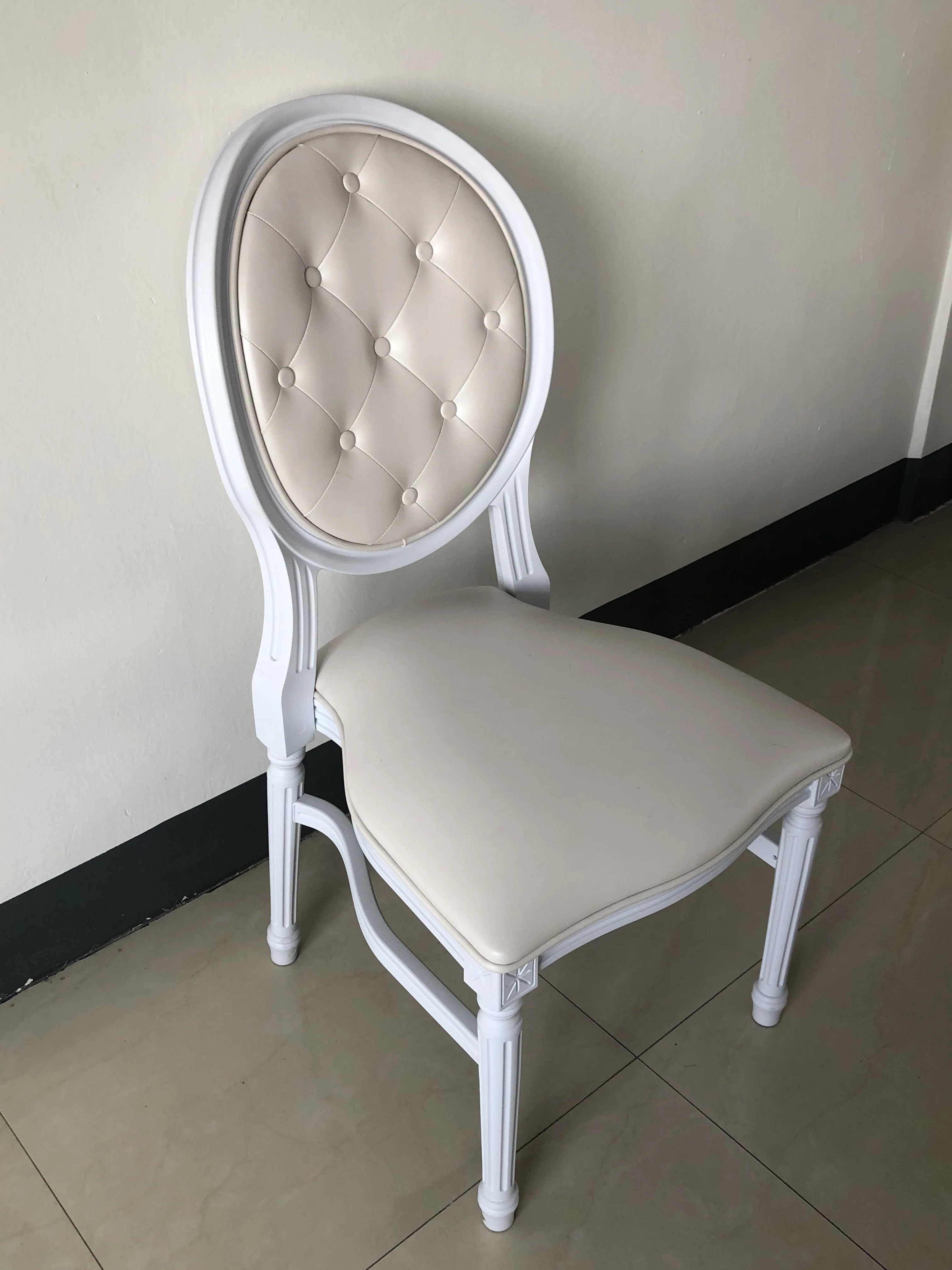 Hot Sale white/black/blue/rose gold resin chiavari monoblock chairs