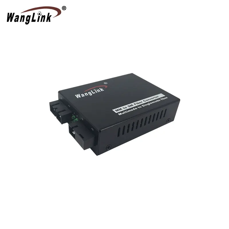 Wanglink 10/100/1000 Мбит/с одномодовый singlefiber для многомодового двойного волокна SM ММ конвертер