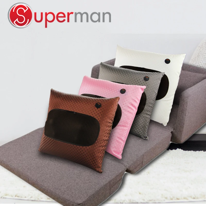 
New products kneading massage cushion with infrared heating used at home bed office chair car seat wireless massage cushion 