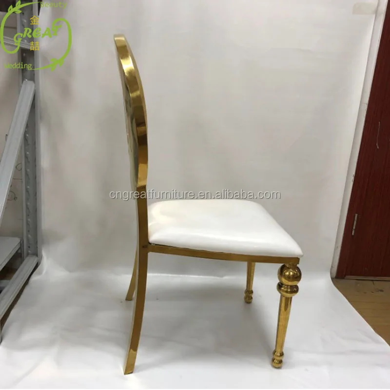 Хрустальные золотые новые серебряные Завязки для жениха из нержавеющей стали Современная распродажа золотые складные свадебные стулья chiavari