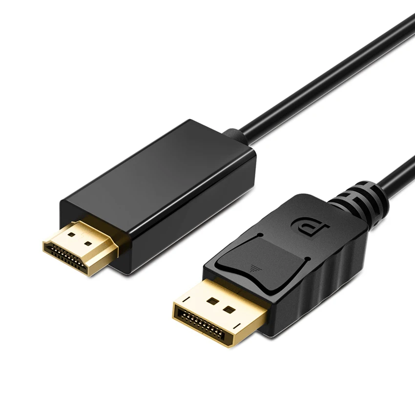 HDMI Displayport DP аудио-видео кабель для мужского адаптер для ПК ТВ-проектор ноутбук 4 К 1,8 м черный
