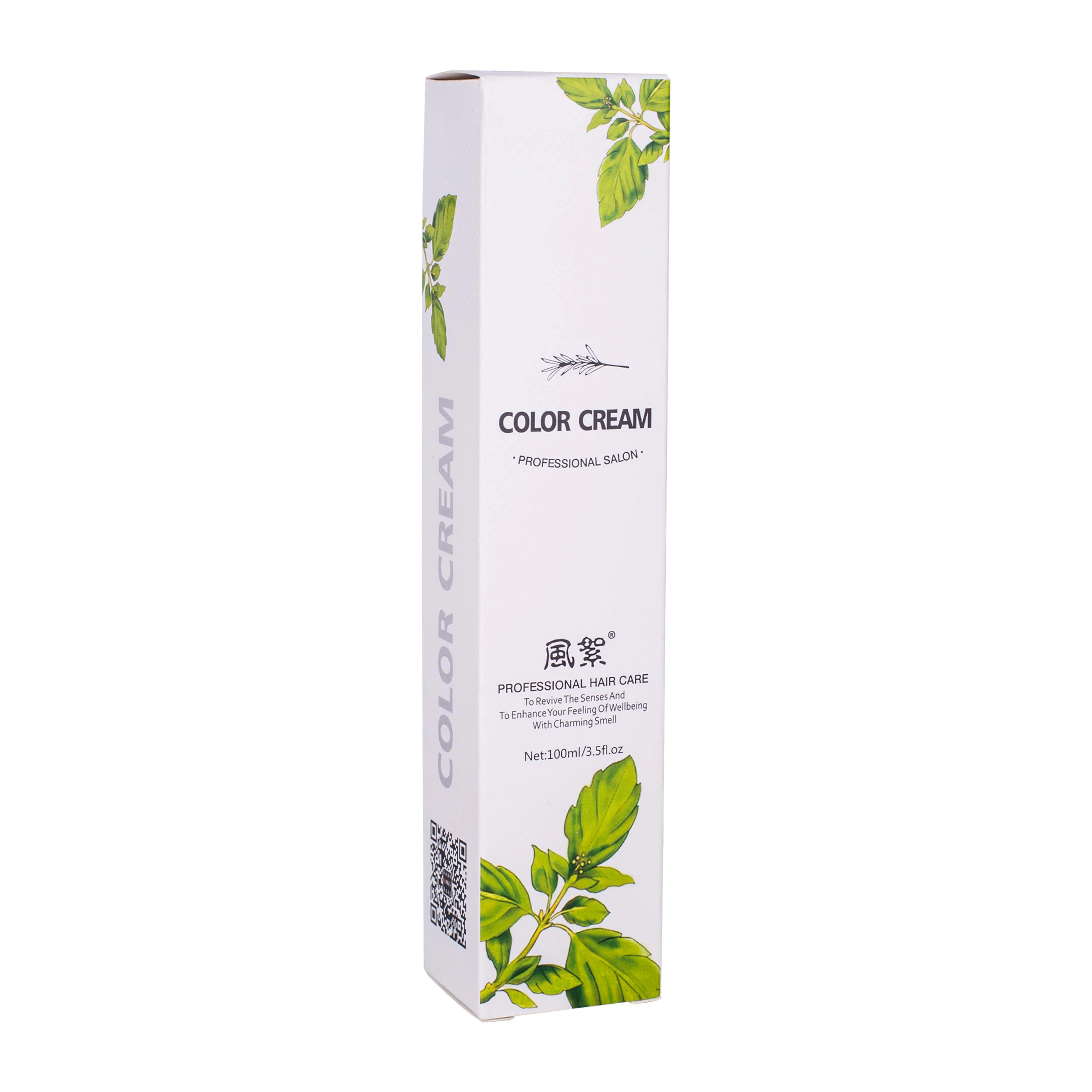 Wholesale hot sell organic olive hair color cream 100g