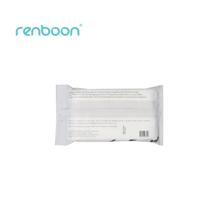 30pc Makeup Brush Wipes,factory direct supply