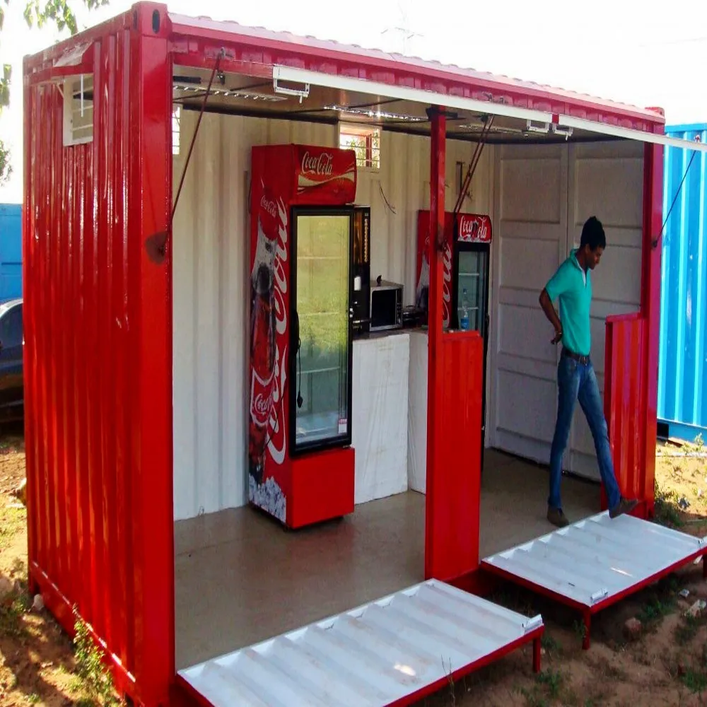 10ft Prefab Fashion container store/kiosk /food Vending Cars mobile equipment restaurant