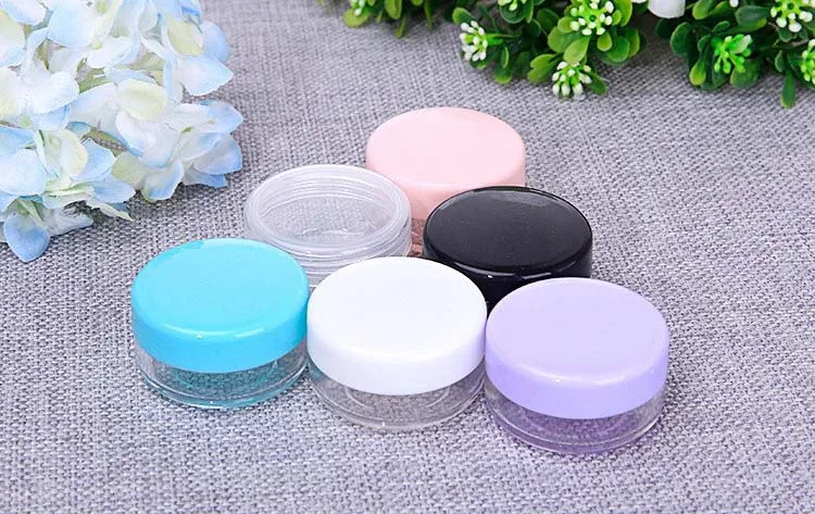 
Cheap can customize simple Pretty good round black cosmetic face cream jars 