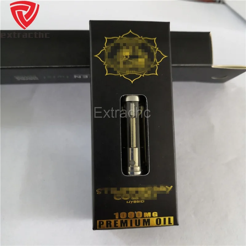 
Custom printed cbd oil cartridge vaporizer pen vape cartridge packaging box 